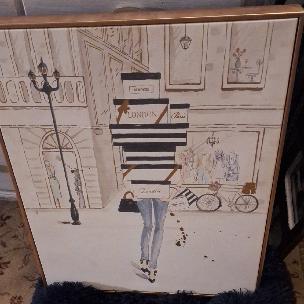 Chic Fashion Cityscape Wall Art